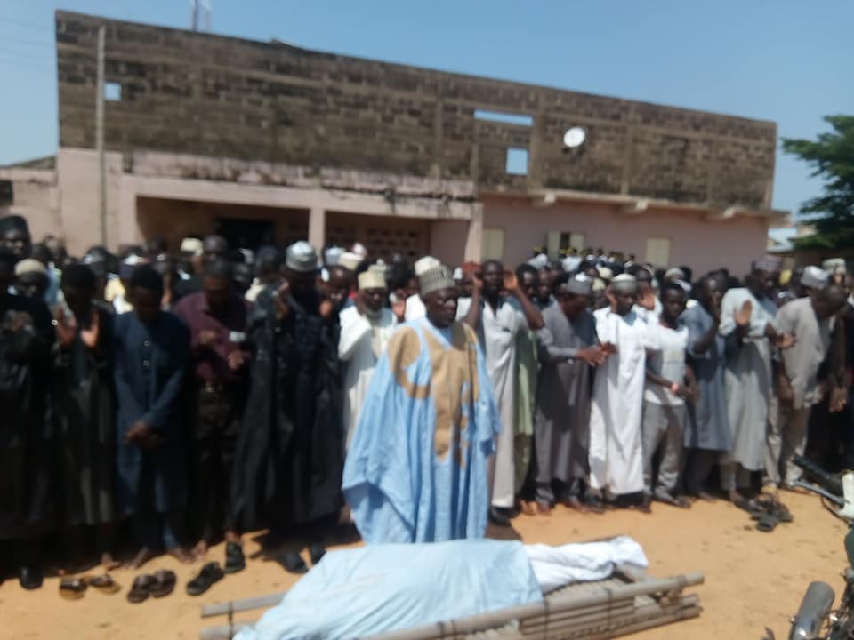  funeral of shahid salihu azare killed by polce on ashura